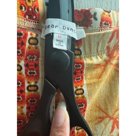 Bear Dance bell bottoms “the forbidden pants” baroque floral design 70’s vibe - Picture 8 of 10